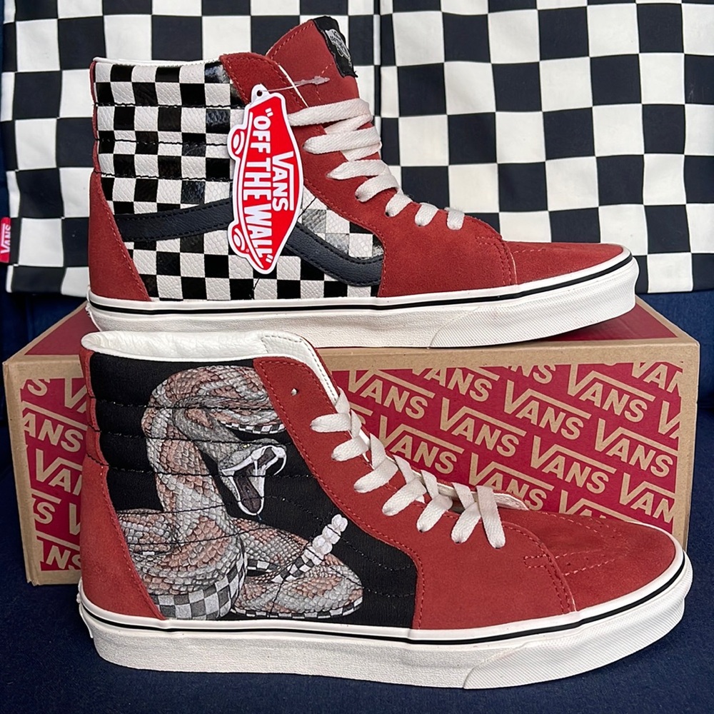 Vans Sk8-Hi Desert Snake/Chili Oil WMNS sneakers - Picture 2 of 16